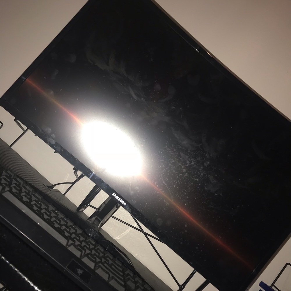 Black Samsung Monitor